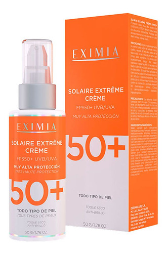 Protector Solar Eximia Solaire Extreme Fps50+ Creme X 50 Ml