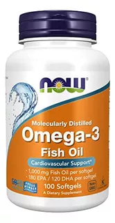 Now Suplementos, Omega-3 / 1000mg /100 Capsulas