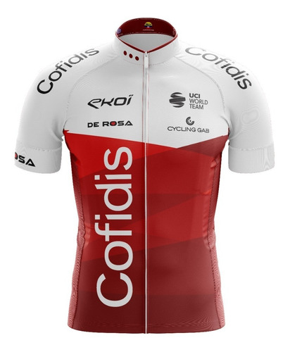 Jersey Ciclismo Cofidis 2022 Rojo