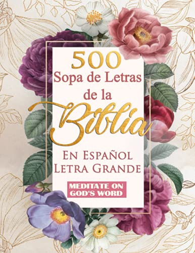 500 Sopa De Letras De La Biblia En Español Letra Grande: Spa