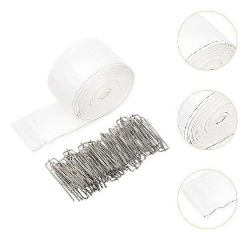 Y 10.9 Yard Curtain Tieback Tape With 30 Hooks