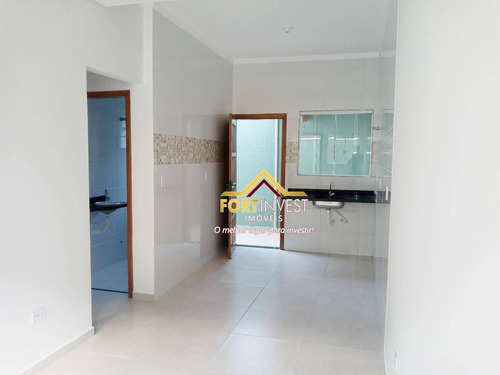 Imagem 1 de 19 de Casa Com 2 Dormitórios À Venda, 50 M² Por R$ 185.000,00 - Mirim - Praia Grande/sp - Ca0493