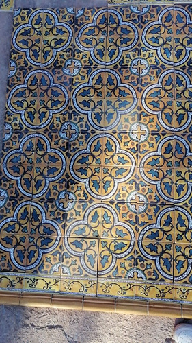 Piso Ceramico Artesanal Azulejo Saltillense Brilloso O Matte