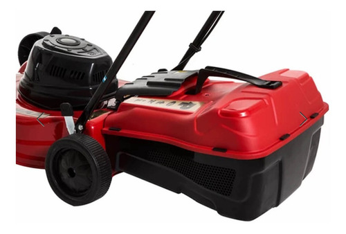 Cortadora de pasto eléctrica Petri 3005035 con bolsa recolectora de 2 hp y 220V color rojo/negro