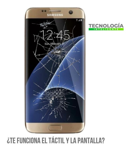 Imagen 3 de 10 de Cambio De Vidrio Pantalla Para Samsung S6 S7 Edge Flat S10e