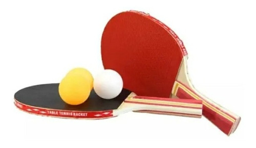 Set De Paletas Raquetas De Ping-pong Más Pelotas 