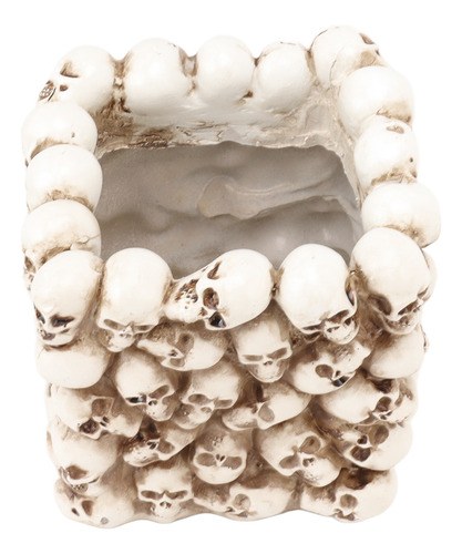 Organizador De Brochas De Maquillaje Con Forma De Calavera,