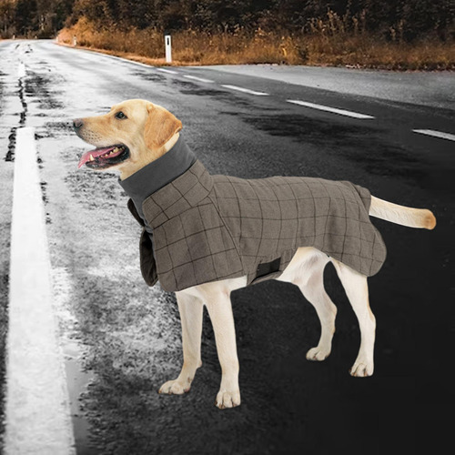 Traje De Abrigo Para Perros Con Orificio Para Arnés Para Xl