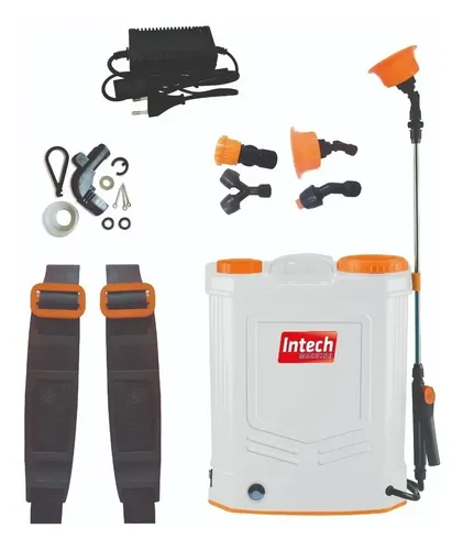 Pulverizador 20l Costal Elétrico E Manual Gpm2000 Intech