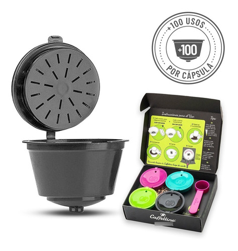 Imagen 1 de 10 de 4 Capsulas Dolce Gusto Reutilizables Caffettino