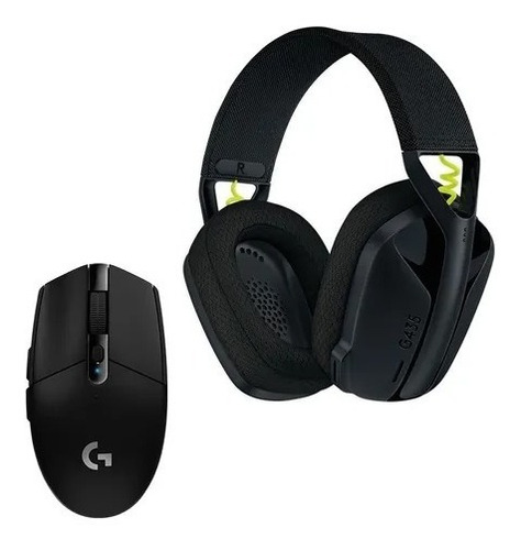 Combo Mouse Y Auricular Logitech G305 + G435 Wireless Negro
