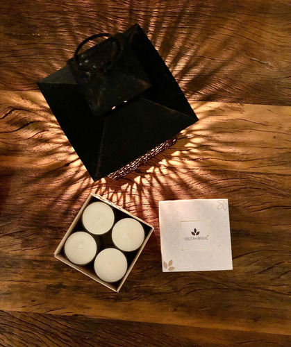 Vela Aromática Premium Jasmim C/4 Mini Velas Velitah Brasil