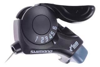 Shifter Shimano 6v Tourney Para Bicicleta Color Negro
