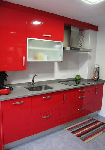 Formica O Laminado Rojo Alto Brillo Greenlam 203-34