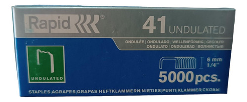 Grapas Corrugadas Marca Rapid Modelo 41