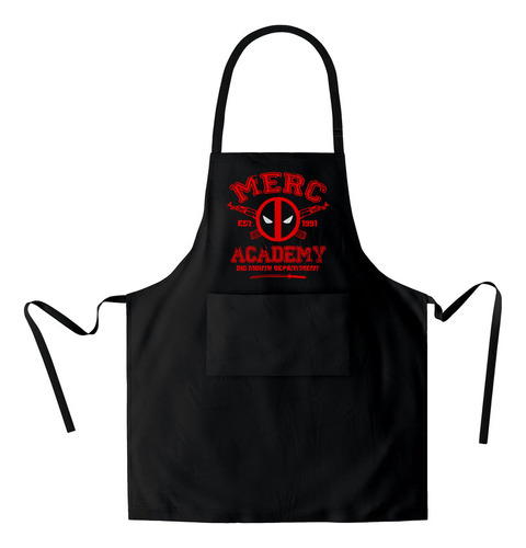 Mandil Merc Academy Deadpool (d0603 Boleto.store)