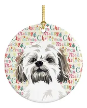Comprar Carolines Treasures Shih-tzu Silver Gold And White 1 Ornamen