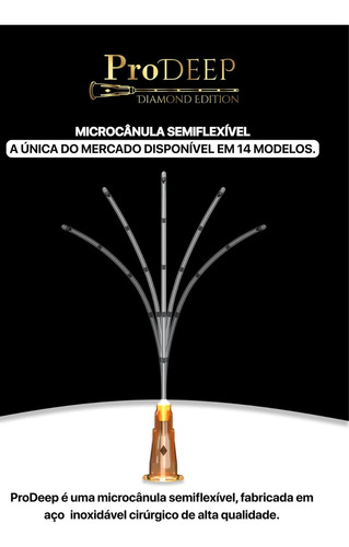Cânula Para Preenchimento 22gx50mm Prodeep Pack 50 Un