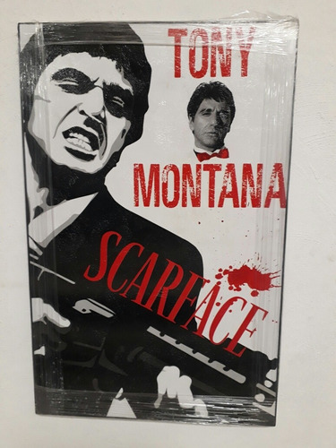 Cuadro Decorativo Scarface Metralleta