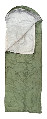 Bolsa Dormir Saco Camping Termica Liviana Capucha Bolso 0° Color Verde