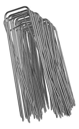 50 Grapas De Acero Para Jardín, Grapas Para 2,5x4x200mm