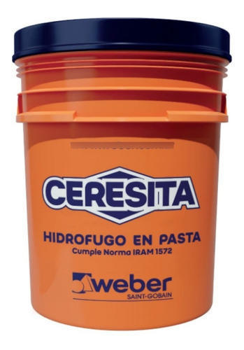 Ceresita Weber Hidrófugo Adtivo En Pasta Balde 1 Kg Blanco
