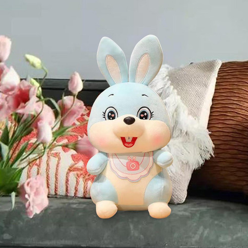 Adorable Adorno De Decoración De Juguete De Peluche De Azul
