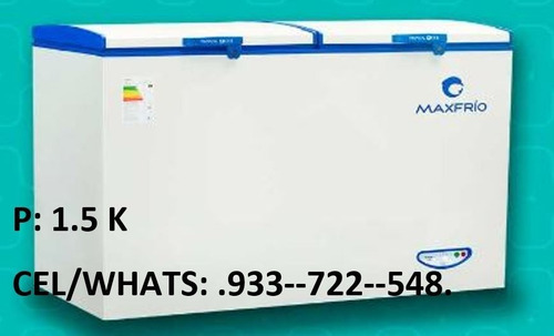 Congeladora Maxfrio 430 L - Color Azul