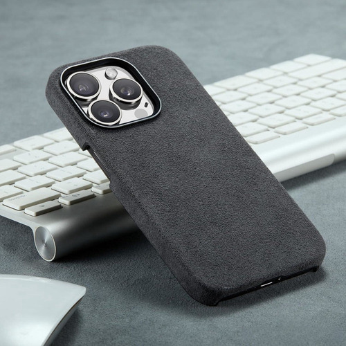 Capa Alcantara Para iPhone 16 Pro Max 15 Pro