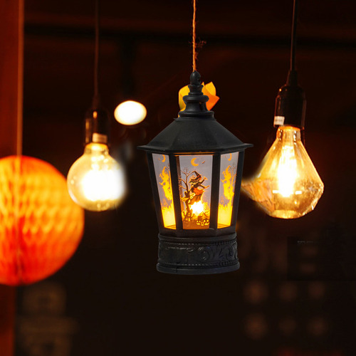 Linterna Led Con Forma De Calabaza Para Halloween, Carcasa D