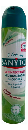 Limpiador Sanytol Desinfectante menta en aerosol 188 g 188 ml