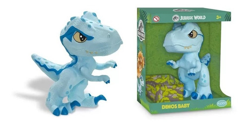 Boneco Infantil Dinossauro Blue Jurassic World Dino Baby