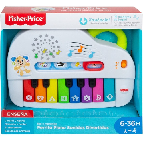 Piano Fisher Price Perrito Rie Y Aprende 