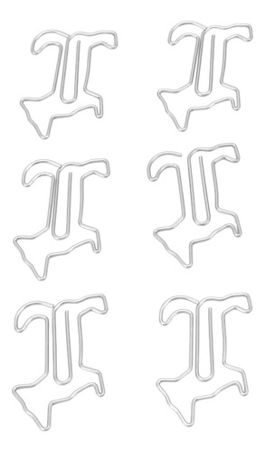 Clips De Papel Con Forma De Perro, 100 Unidades, De Metal Ch