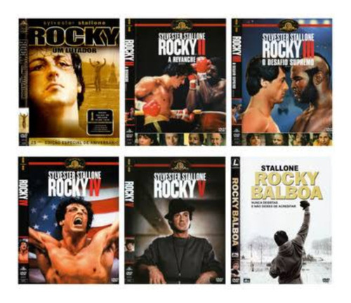 Dvd Coleção: Rocky Balboa ( 6 Filmes )
