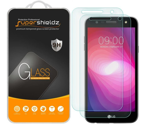 Protector De Pantalla Para LG X Charge Supershieldz 2-pack