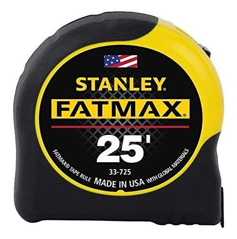 Stanley Tools 33-725 4 25 Pies Paquete. Fatmax Regla Cinta,