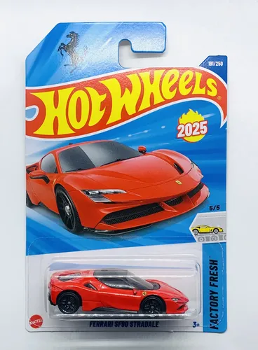 Hot Wheels Lote Ferrari Sf90 Stradale Vermelha + Azul 2026
