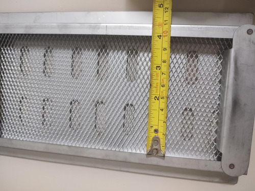 Kit 23 Ralo Linear Inox 15x100 C/ Aba Tela Anti-inseto