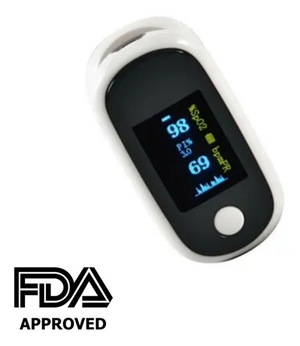 Imagen 1 de 9 de Oximetro Digital De Pulso Dedo Recargable Usb