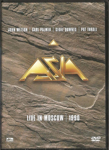 Dvd Asia - Live In Moscow 1990 (raridade Dvd+cd Lacrado)