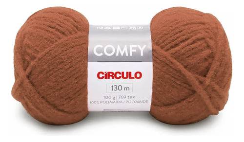 Fio Comfy Circulo 100g 130 Metros Tex 769 Crochê E Tricô Cor 7058- Mocaccino