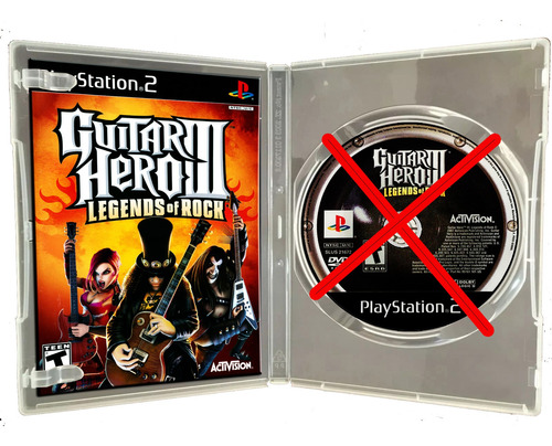 Guitar Hero 3 Legends Of Rock Ps2 Estuche Y Manual Premium