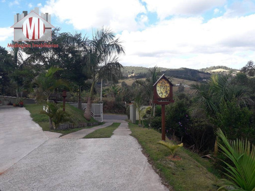 Linda Chácara Com Escritura, 03 Dormitórios, Vista Deslumbrante, Pertinho Da Cidade, À Venda, 1960 M² Por R$ 520.000 - Pedra Bela/sp - Ch0499