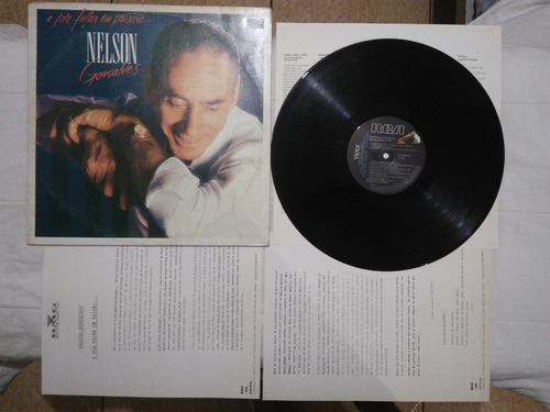 Lp Nelson Gonçalves E Por Falar Em Paixão Disco De Vinil