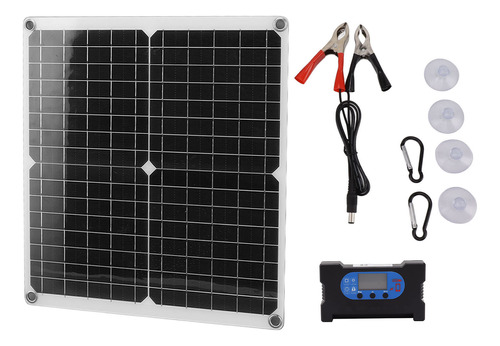 Panel Solar, Módulo Solar De 25 W, Controlador De 100 A, Fác