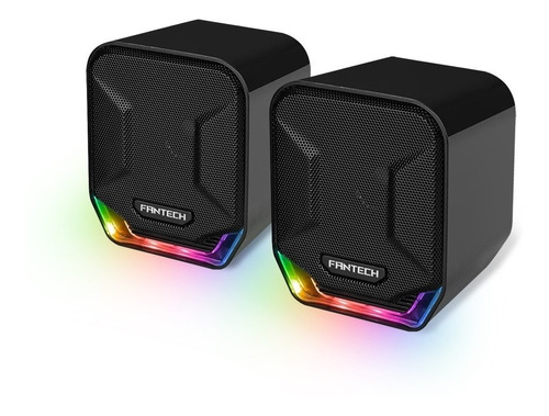 Parlante Gamer Rgb Fantech Sonar Gs202 Black