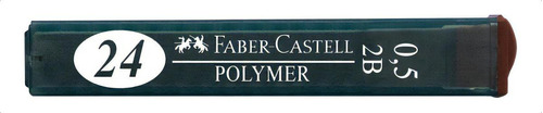 Minas De Grafito Polymer Faber-castell 0.5mm 2b X24
