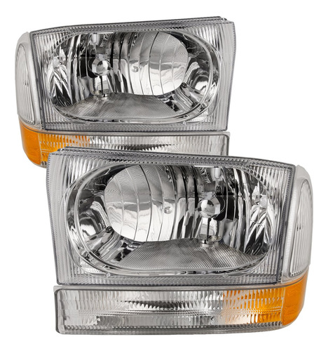 Headlightsdepot Faro Delantero Para Ford Excursion F250 Duty