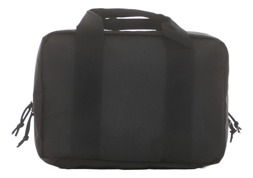 Bolso Táctico Reforzado Porta Pistolas Con Organizador Color Negro